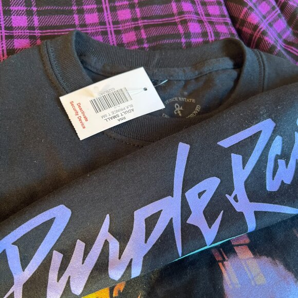 OOAK Prince Purple Rain Dress | Spliced Band Tee Skater Dress | Size S - Picture 4 of 4